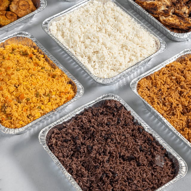 WHITE RICE.