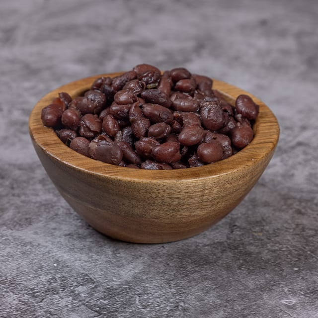 BLACK BEANS.